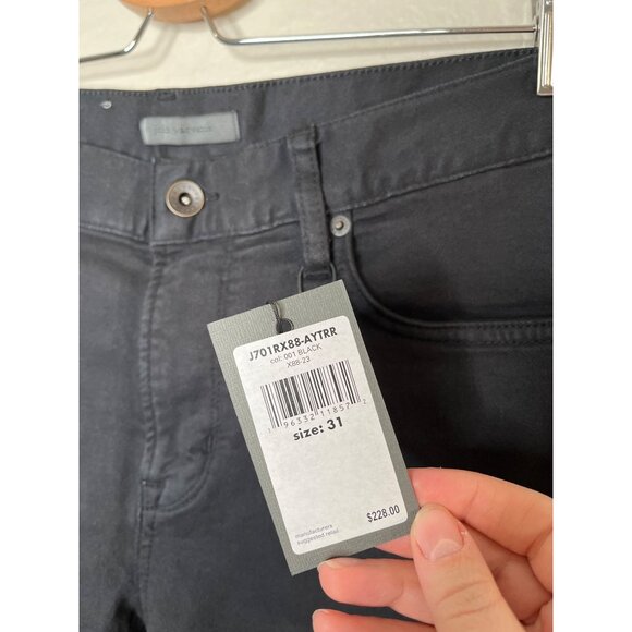 John Varvatos Mens  J701 BLACK WEFT Regular Fit  Jeans 31 Reg - Picture 5 of 12